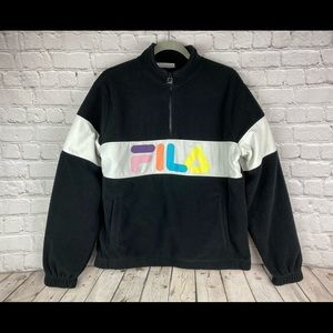 Fila Black Logo Fleece Size Medium